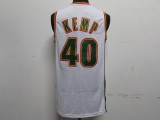 NBA Retro supersonic 40 Sean camp white green edge 1:1 Quality