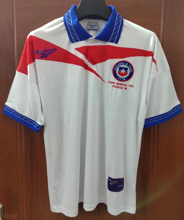 Retro Chile Away Fans 1:1 Quality Soccer Jersey 1998