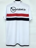 Sao Paulo Home White Fans 1:1 Quality Soccer Jersey 23/24