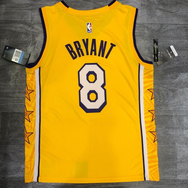 NBA Laker's Retro yellow V-lead Sucheng version 8 Kobe with chip 1:1 Quality