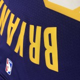 NBA Lakers retro purple V-neck 24 Kobe with chip 1:1 Quality