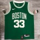 NBA Celtics Retro Green 33 Larry Bird with chip 1:1 Quality