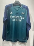 Arsenal Third Green Long Sleeve Fans 1:1 Quality Soccer Jersey 23/24