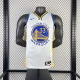 NBA Golden State Warriors White WISEMAN#33 Men Jersey Top Quality Hot Pressing Number And Name 2023