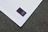 22/23 PSG Vest Training Kit Kit White Grey Stripe 1:1 Quality Training Shirt