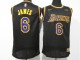 NBA Lakers # 6 James award black 1:1 Quality