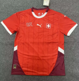 Switzerland Home Fans 1:1 Quality Soccer Jersey 24/25