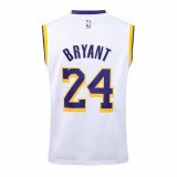 NBA Laker white Kobe Bryant No.24 1:1 Quality