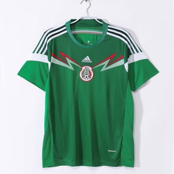 2014 Mexico Home 1:1 Quality Retro Soccer Jersey