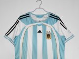 Argentina Home Fans 1:1 Quality Retro Soccer Jersey 2006/2007
