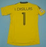 2010-2011 Retro Real Madrid Yellow GK 1:1 Quality Soccer Jersey