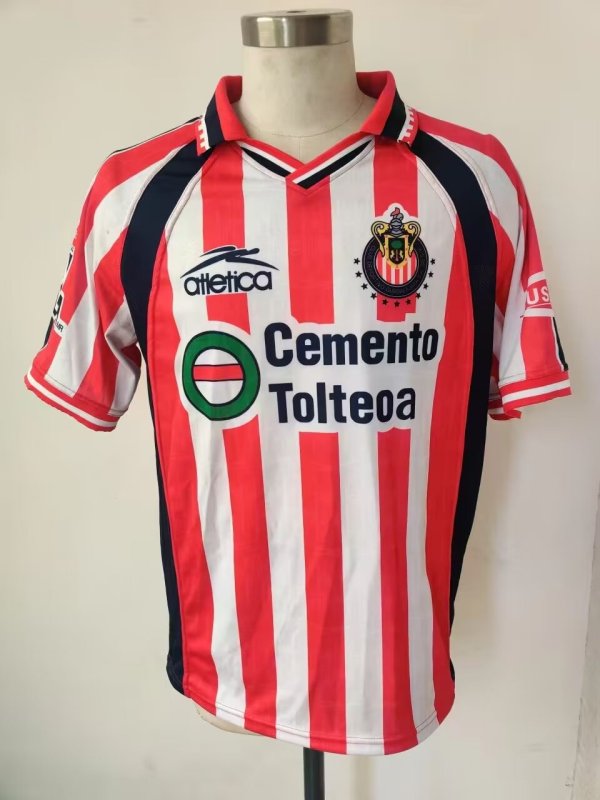 Chivas Home 1:1 Quality Retro Soccer Jersey 1999/2000