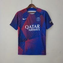 23/24 PSG Blue Red Fans Version 1:1 Quality Training Shirt 23/24 PSG Blue Red Fans Version 1:1 Quality Training Shirt