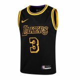 NBA Laker black Davis No.3 1:1 Quality