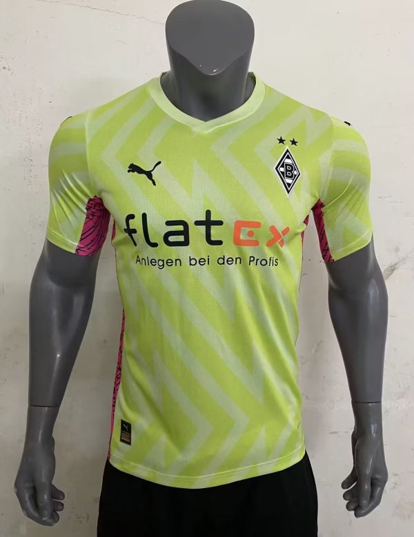 Monchengladbach Goalkeeper Yellow Fans 1:1 Quality Soccer Jersey 23/24
