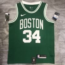 NBA Celtics Retro Green 34 Paul Pierce with chip 1:1 Quality