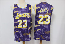 NBA 23 Purple Print Rockman tear tear tear limited edition retro 1:1 Quality