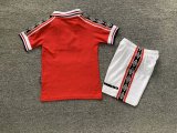 Manchester United Home Red 1:1 Kids Retro Soccer Jersey 1998/2000