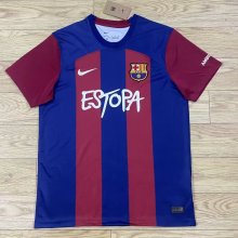 Barcelona Home Chest With New AD Fans 1:1 Quality Soccer Jersey 23/24