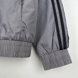 Adidas Gray New Windbreaker（袖子小阿迪款）2023