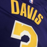 NBA Lakers crew neck Vintage purple 3 Davis with chip 1:1 Quality