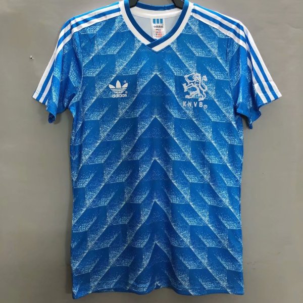 1988 Netherlands Away Fans 1:1 Quality Retro Soccer Jersey