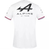 2021 F1 Formula One Alpine White Short Sleeve Racing Suit 1:1 Quality