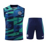 Inter Milan Green 1:1 Quality Training Vest（A-Set）22/23