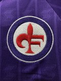 1989-1990 Fiorentina home Fans 1:1 Quality Retro Soccer Jersey