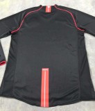 2007-2008 Manchester United 2RD Away Long Sleeve 1:1 Retro Soccer Jersey