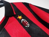 1995/1996 AC Milan Home Fans 1:1 Retro Soccer Jersey