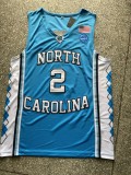 University of North Carolina #2 wathet University Jersey 1:1 Quality