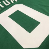 NBA Celtics Retro Green 0 Tatum with chip 1:1 Quality