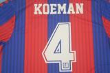 1991-1992 Barcelona Home Retro 1:1 Quality Soccer Jersey