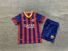 Barcelona Home 1:1 Kids Retro Soccer Jersey 2013/2014