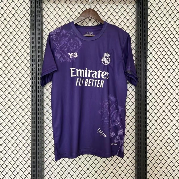 Real Madrid Y-3 Purple Fans 1:1 Soccer Jersey 23/24