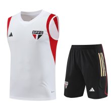 Sao Paulo White 1:1 Quality Training Vest（A-Set）23/24