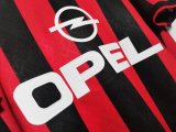1995/1996 AC Milan Home Fans 1:1 Retro Soccer Jersey