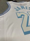NBA Laker white James No.23 1:1 Quality