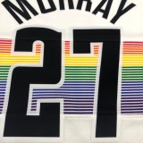 NBA Nuggets black 27 Jamal Murray with chip 1:1 Quality