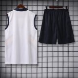 23/24 Real Madrid White 1:1 Quality Training Vest（A-Set）