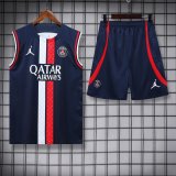 PSG Paris Jordan Blue 1:1 Quality Training Vest（A-Set）23/24