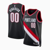 NBA Trail Blazers Black HENDERERSON#00 Men Jersey Top Quality Hot Pressing Number And Name 2023