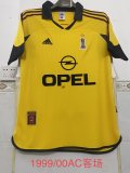 AC Milan Away Fans 1:1 Retro Soccer Jersey 1999/2000