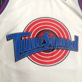 NBA Jordan #23 Tune Squad White Top Quality Hot Pressing 1:1 Quality