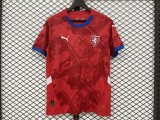 Czech Republic  Red Home  Fans 1:1 Quality Soccer Jersey 24/25