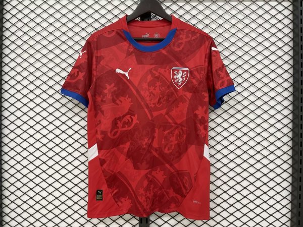 Czech Republic Red Home Fans 1:1 Quality Soccer Jersey 24/25