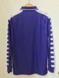 1998-1999 Fiorentina Home Fans Long Sleeve 1:1 Retro Soccer Jersey