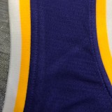 NBA Laker crew neck retro purple 23 James with chip 1:1 Quality