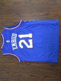 NBA 20 new 76ers 21 embid blue 1:1 Quality